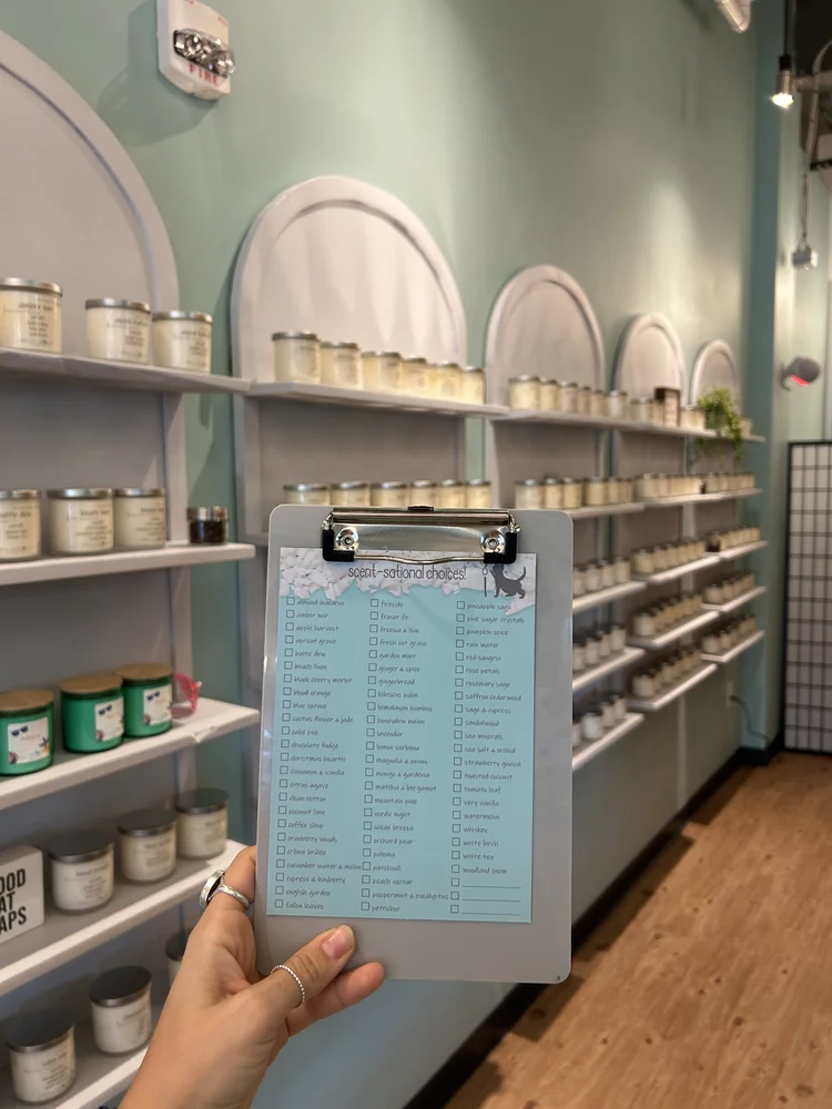 select your fragrances & jar